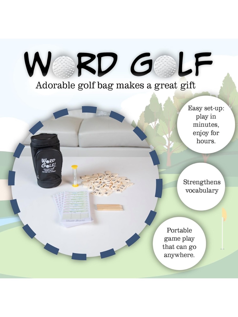 Continuum Games Word Golf Game NWT ⛳️ - Picture 2 of 7